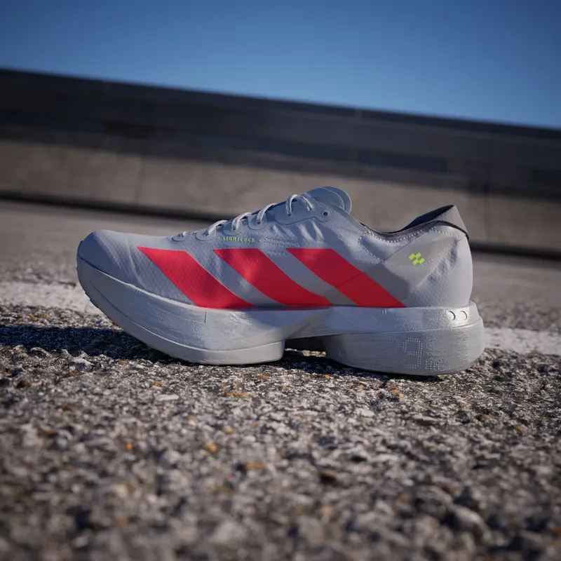 Adidas Adizero Adios Pro 4 Silver Metallic / Lucid Red / Grey (JR6372)