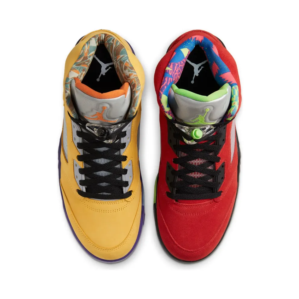 Jordan 5 Retro What The Varsity Maize/Court Purple-Ghost Green-Solar Orange (CZ5725-700)