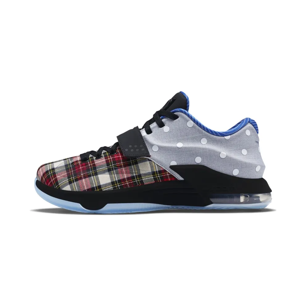 Nike KD 7 EXT Plaid & Polka Dot University Red/Black-White (726439-600)
