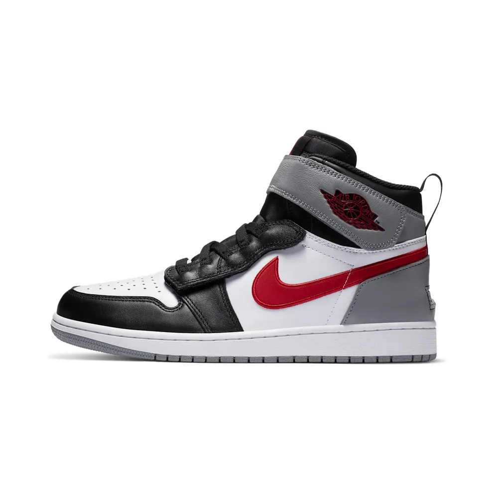 Jordan 1 Flyease Black Particle Grey Gym Red (CQ3835-002)