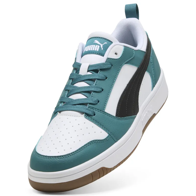 Puma Rebound V6 Low “Emerald Ice / Puma Black / Puma White” (392328_60)