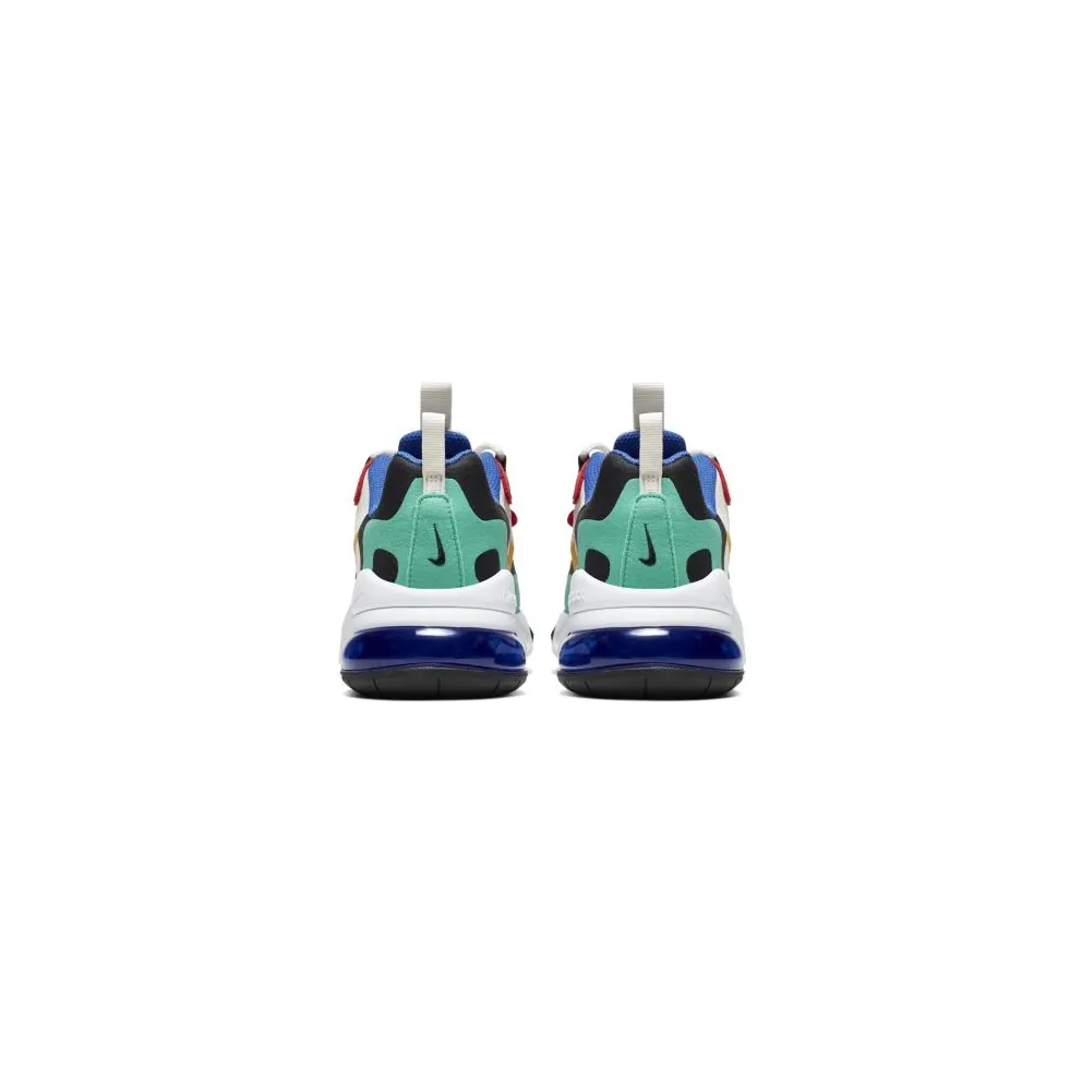 Nike Air Max 270 React Phantom Multi-Color (GS) Phantom/University Gold-University Red-Black-Kinetic Green-Hyper Royal (BQ0103-001)