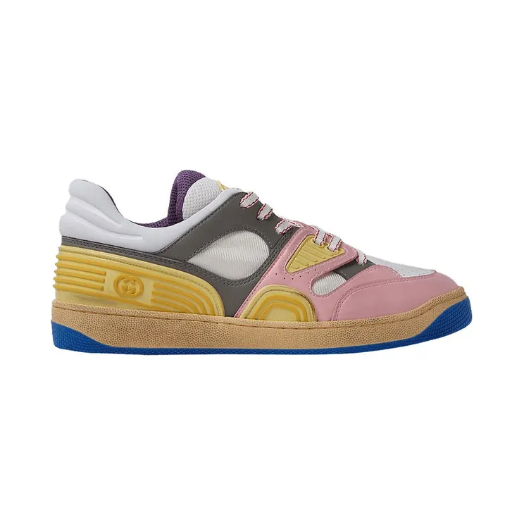 Gucci Basket Low-Top Yellow Pink Blue (700291 2SH90 5870)