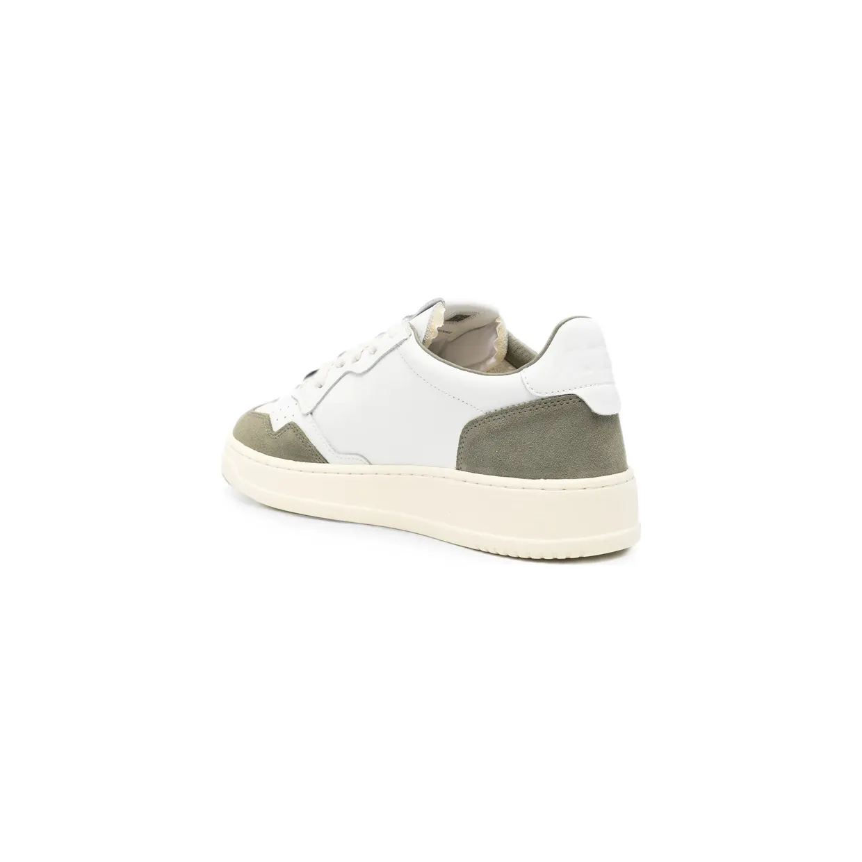Autry Medalist Calf Suede-panelled “White/Green” (AULM FT21) (3)