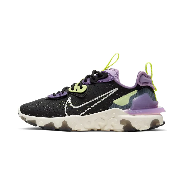 Nike React Vision ‘Black Purple’ “Black / Dark Smoke Grey / Gravity Purple / Sail” (CI7523-002)
