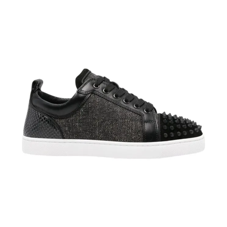 Christian Louboutin Louis Junior Spikes Orlato Black Mat (3240302-B026)