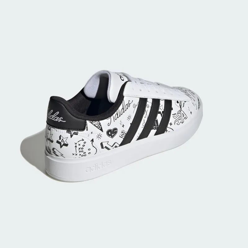 Adidas Grand Court 2.0 Cloud White / Core Black / Core Black (ID4474)