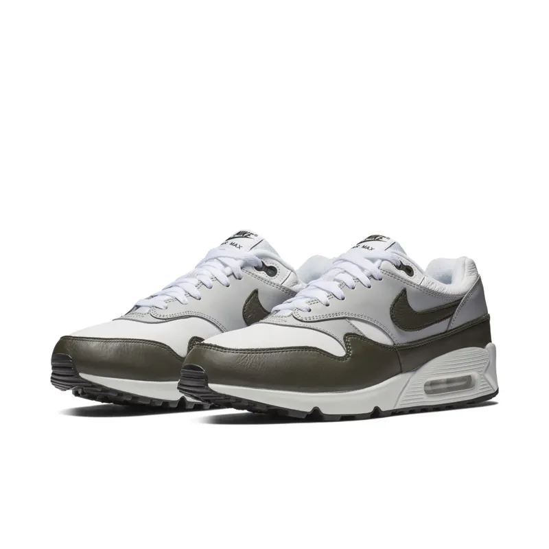 Nike Air Max 90/1 White Cargo Khaki White/Cargo Khaki-Black (AJ7695-107)