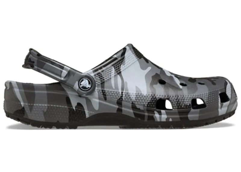 Crocs Classic Clog Camouflage Black Slate Grey (211936-0DD)