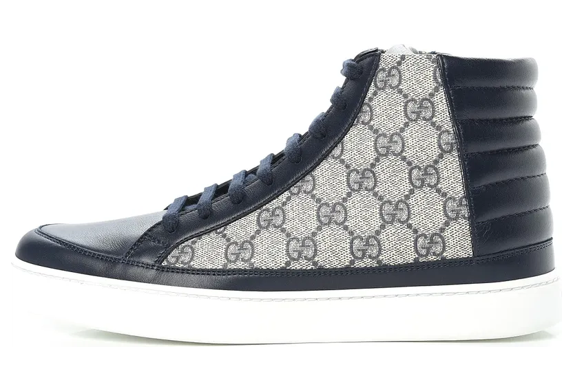 Gucci Supreme GG High Top Sneaker Blue (433717A9LN04069)
