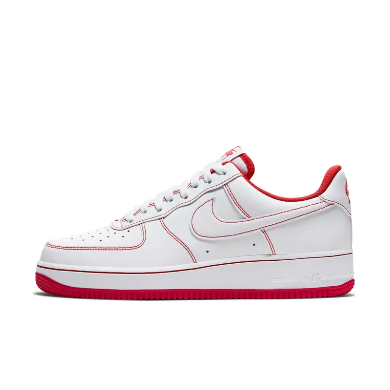 Nike Air Force 1 Low ’07 White University Red (CV1724-100)