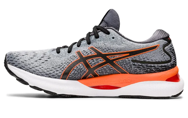 ASICS Gel-Nimbus 24 Sheet Rock Grey Shocking Orange (1011B359-020)