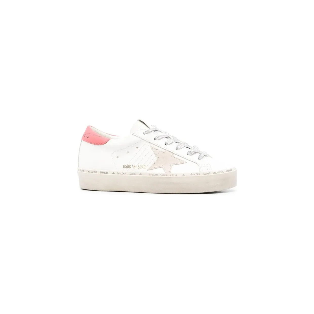 Golden Goose Hi-Star White Coral (GWF00118F00618911933)