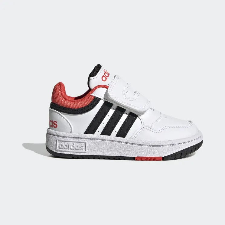adidas Hoops Cloud White / Core Black / Bright Red (H03860)