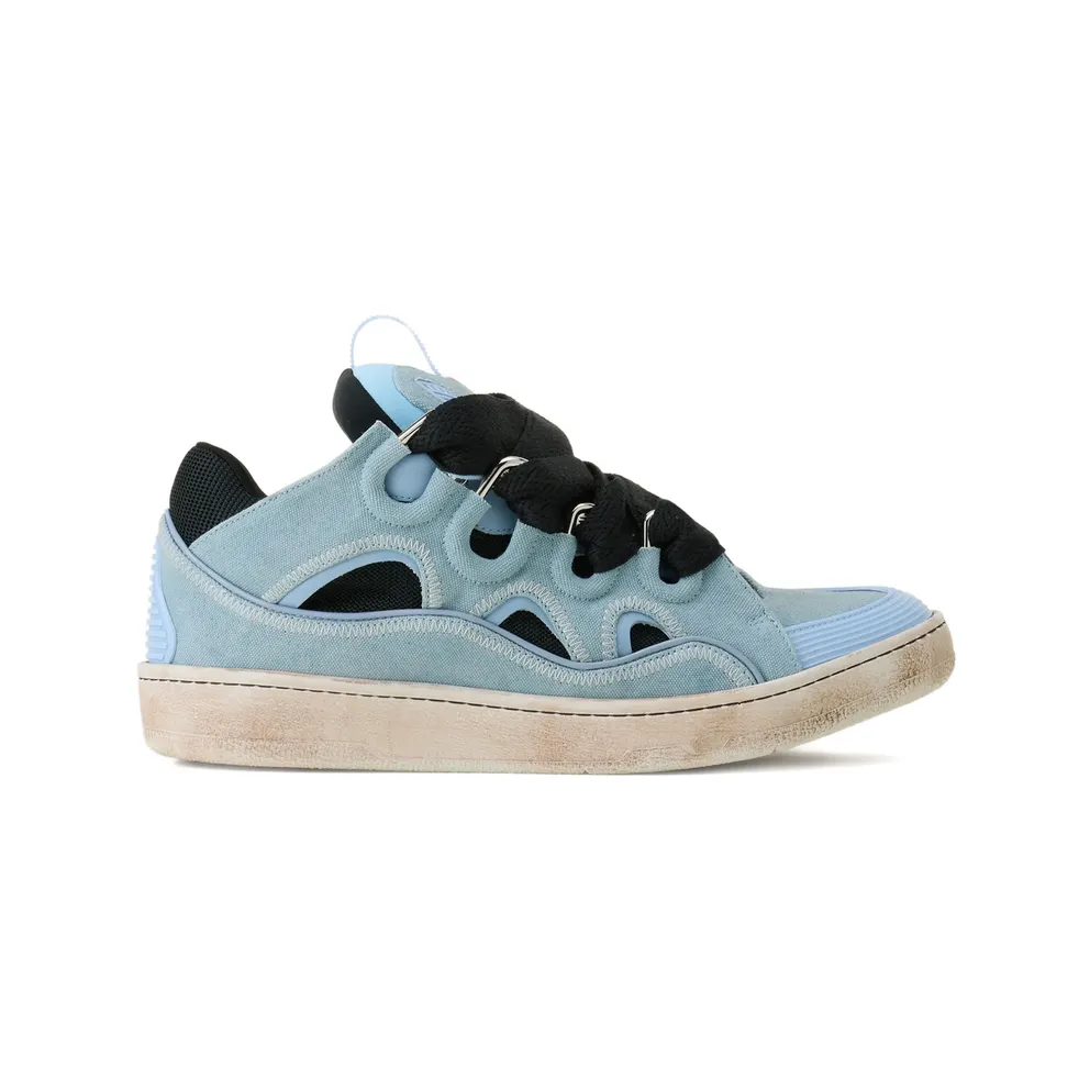 Lanvin Cut-out Lace-up “Blue” (FU-SKDK12 CANV-P26 20S3)