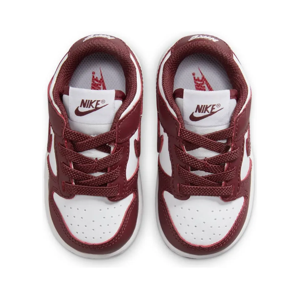 Nike Dunk Low White Gym Red Redwood (FB9107-115)