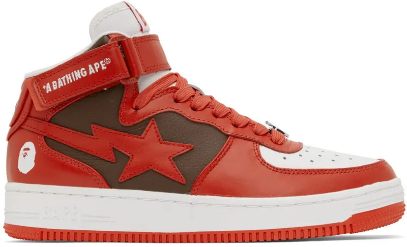 BAPE Red Sta #2 M1 Mid (001FWI201010I)