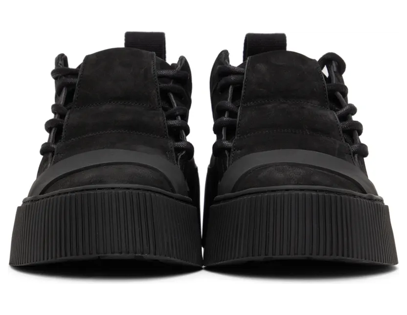 Boris Bidjan Saberi Black Suede Bamba 2.1 Sneakers (293-SS2200B2000000SM-0001) (2)