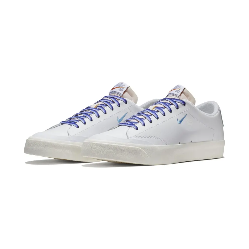 Nike SB Blazer Low XT Quartersnacks White White/University Blue-Sail (AQ3499-141)