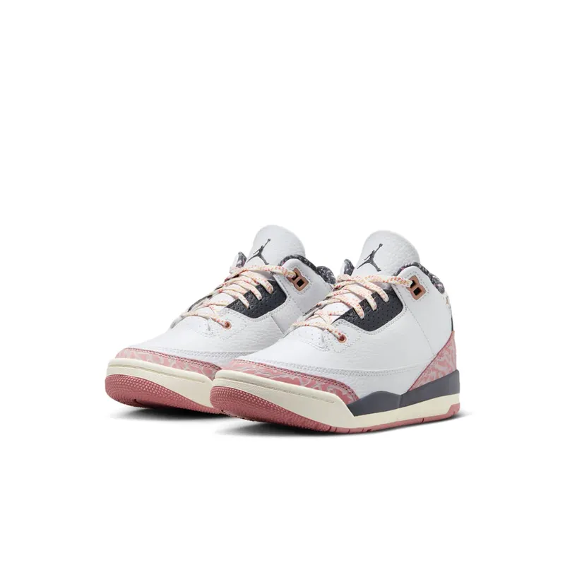 Air Jordan 3 PS “White/Red Stardust” (FQ9174-100)