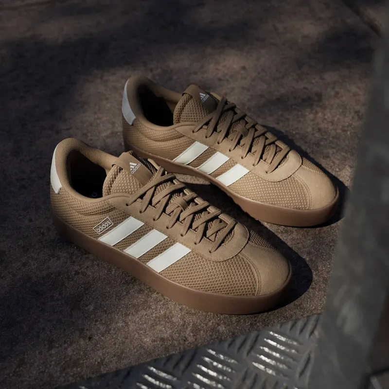 Adidas VL Court 3.0 “Cardboard / Off White / Gum” (IH6576)