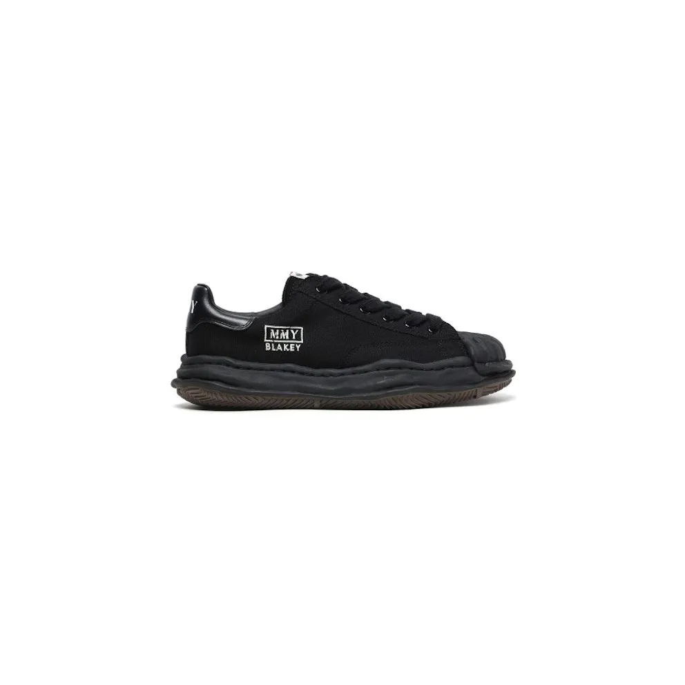 Maison Mihara Yasuhiro Blakey OG Sole Canvas Low Black (A08FW735-BLKBLK)
