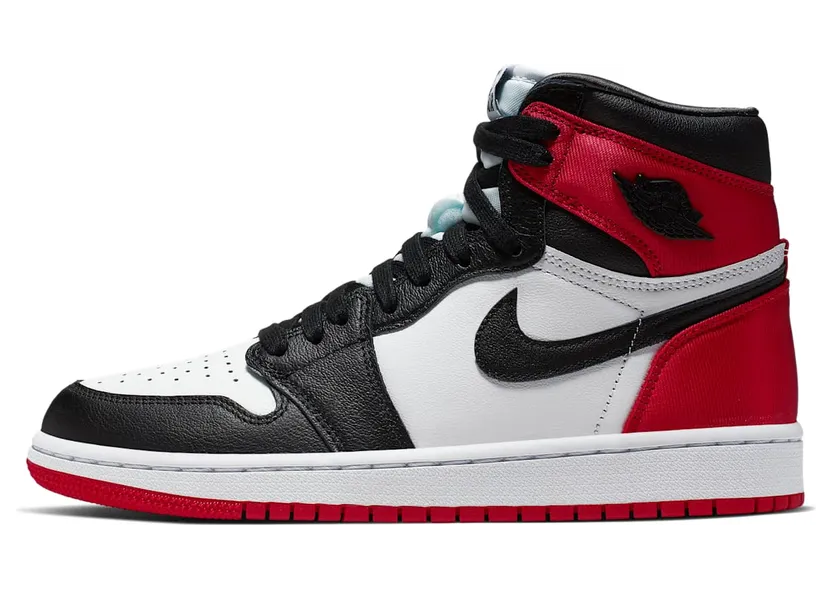 Air Jordan Nike AJ I 1 Retro High ‘Satin Black Toe’ (2019) (CD0461-016)