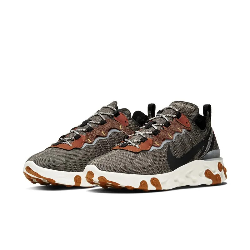 Nike  React Element 55 SE Bio Beige Bio Beige/Light Bone-Laser Orange-Black (CD2153-200)
