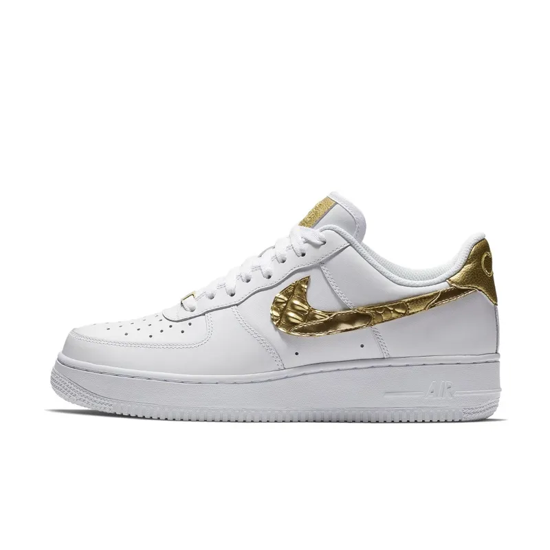 Nike Air Force 1 Low White CR7 Christiano Ronaldo Golden Patchwork (AQ0666-100)