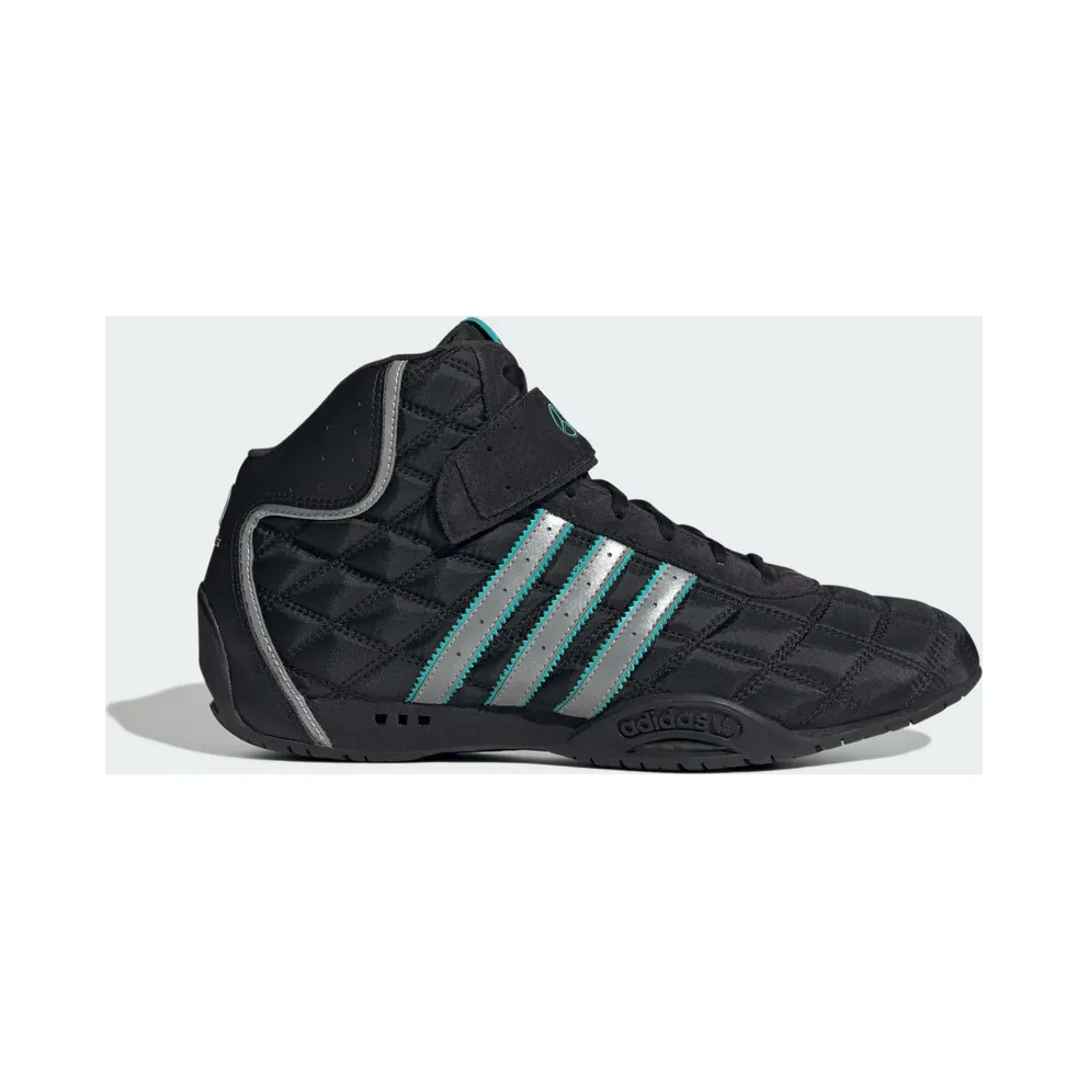 Adidas ADIRACER HI MERCEDES AMG PETRONAS F1 TEAM Shoes Core Black / Core Black / Silver Metallic (JR4547)