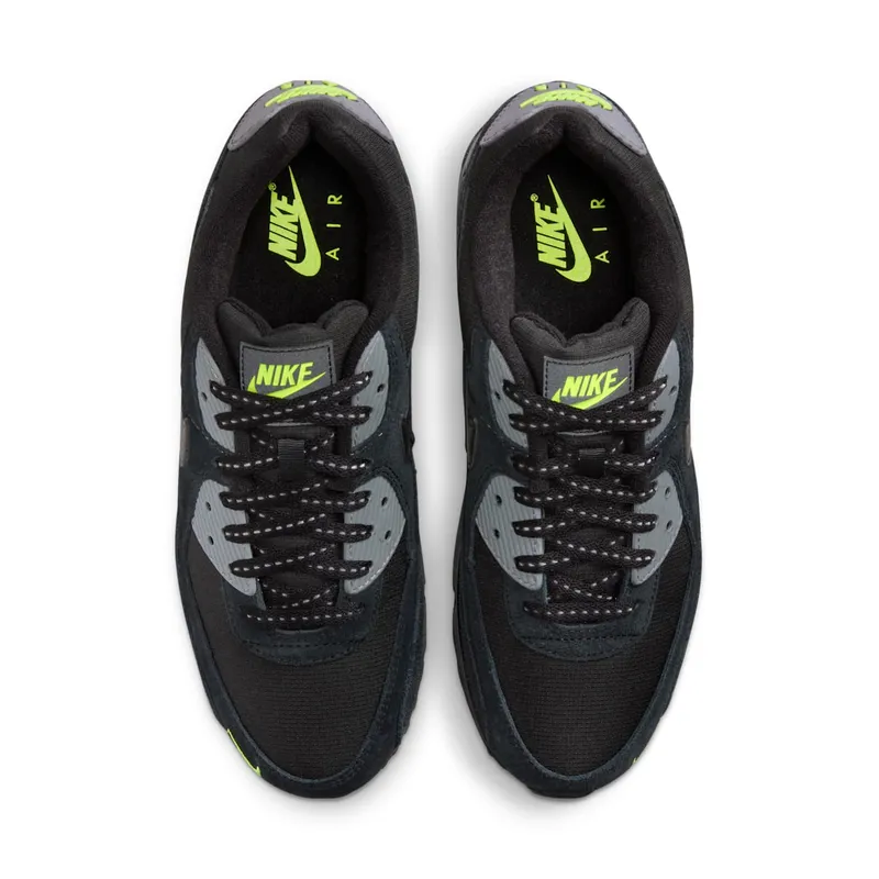 Nike Air Max 90 Black Volt Cool Grey (FQ2377-001)