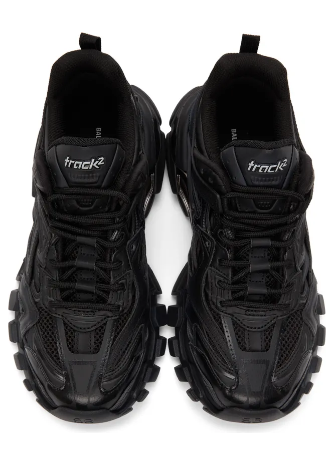 Balenciaga Black Track.2 Open Sneakers (568614-W2GN1-1000) (6)