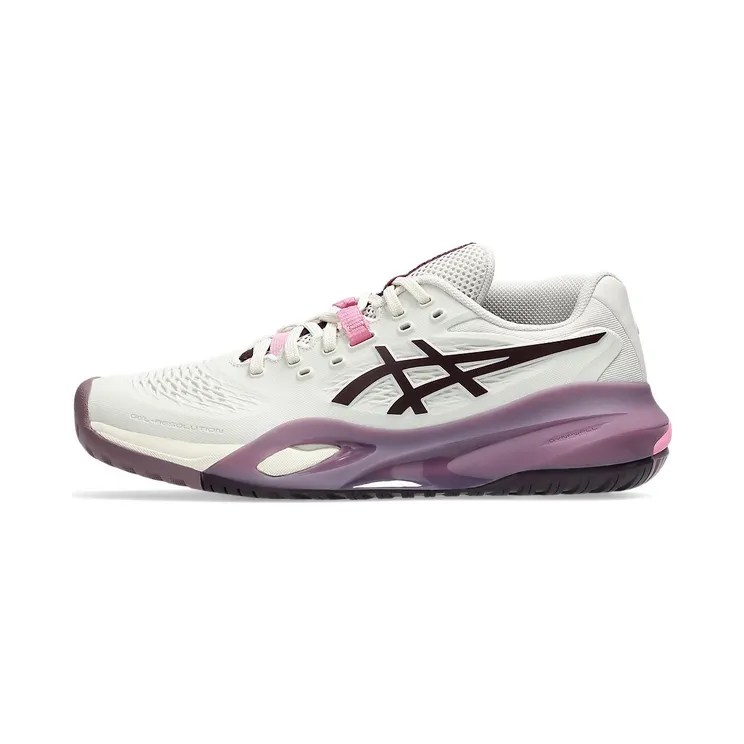 ASICS GEL-RESOLUTION X “Soft Oat / Dark Aubergine” (1042A279-250)