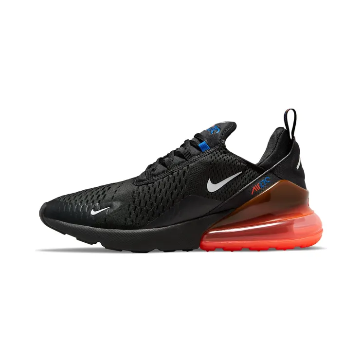 Nike Air Max 270 Black Bright Crimson Racer Blue (DO6678-001)
