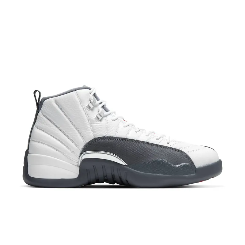 Jordan 12 Retro White Dark Grey White/Dark Grey-Gym Red (130690-160)