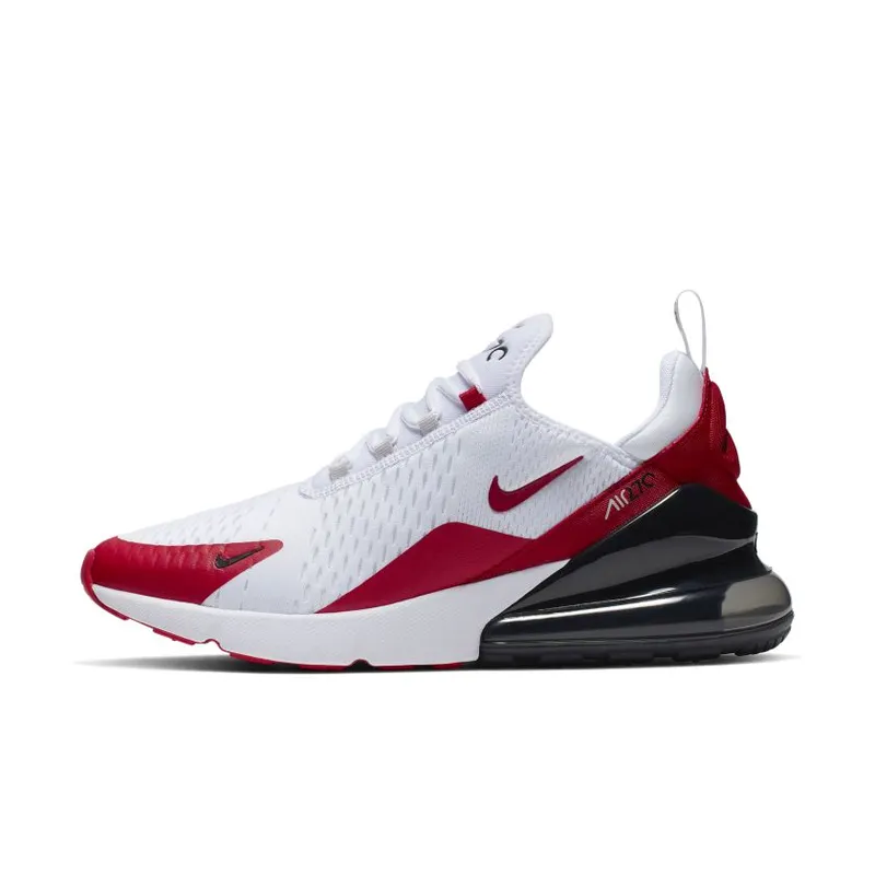 Nike Air Max 270 White Anthracite University Red White/Anthracite-Cool Grey-University Red (CJ0550-100)