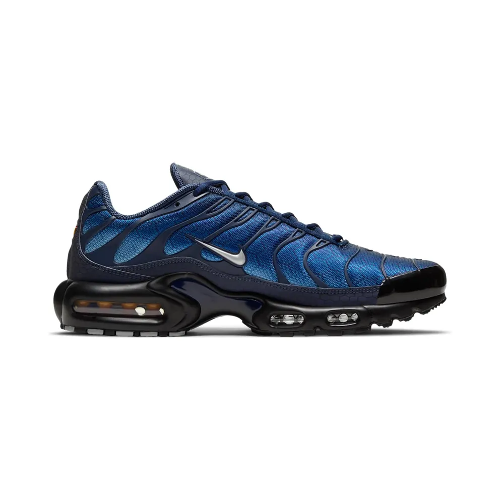 Nike Air Max Plus Blue “Midnight Navy / Black / Metallic Silver” (DC1935-400)