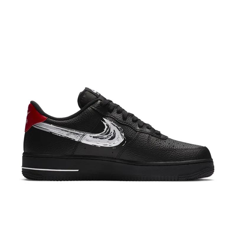 Nike Air Force 1 Low ‘Brushstroke Swoosh’ Black (2020) (DA4657-001)