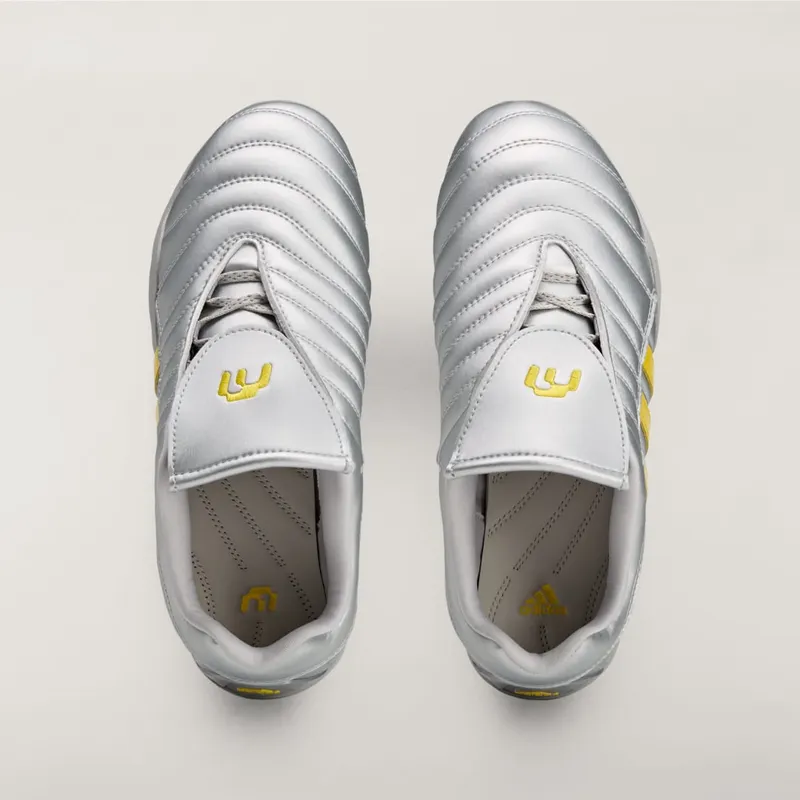 Adidas ELITE MEI MIAOU Silver Metallic / Collegiate Navy / Hazy Yellow (HP7196)