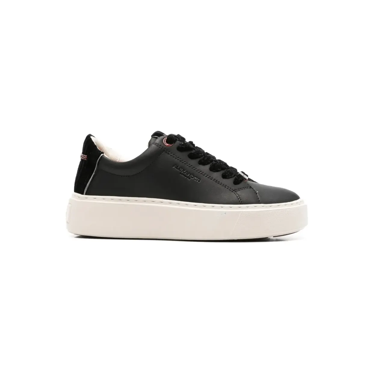 Alexander Smith logo-embossed leather “Black” (ALBELHW)