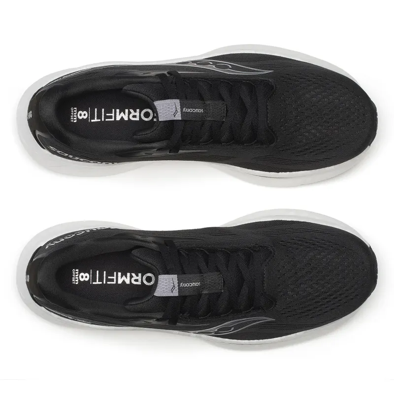 SAUCONY Ride 18 “Black / White” (S21000-100)