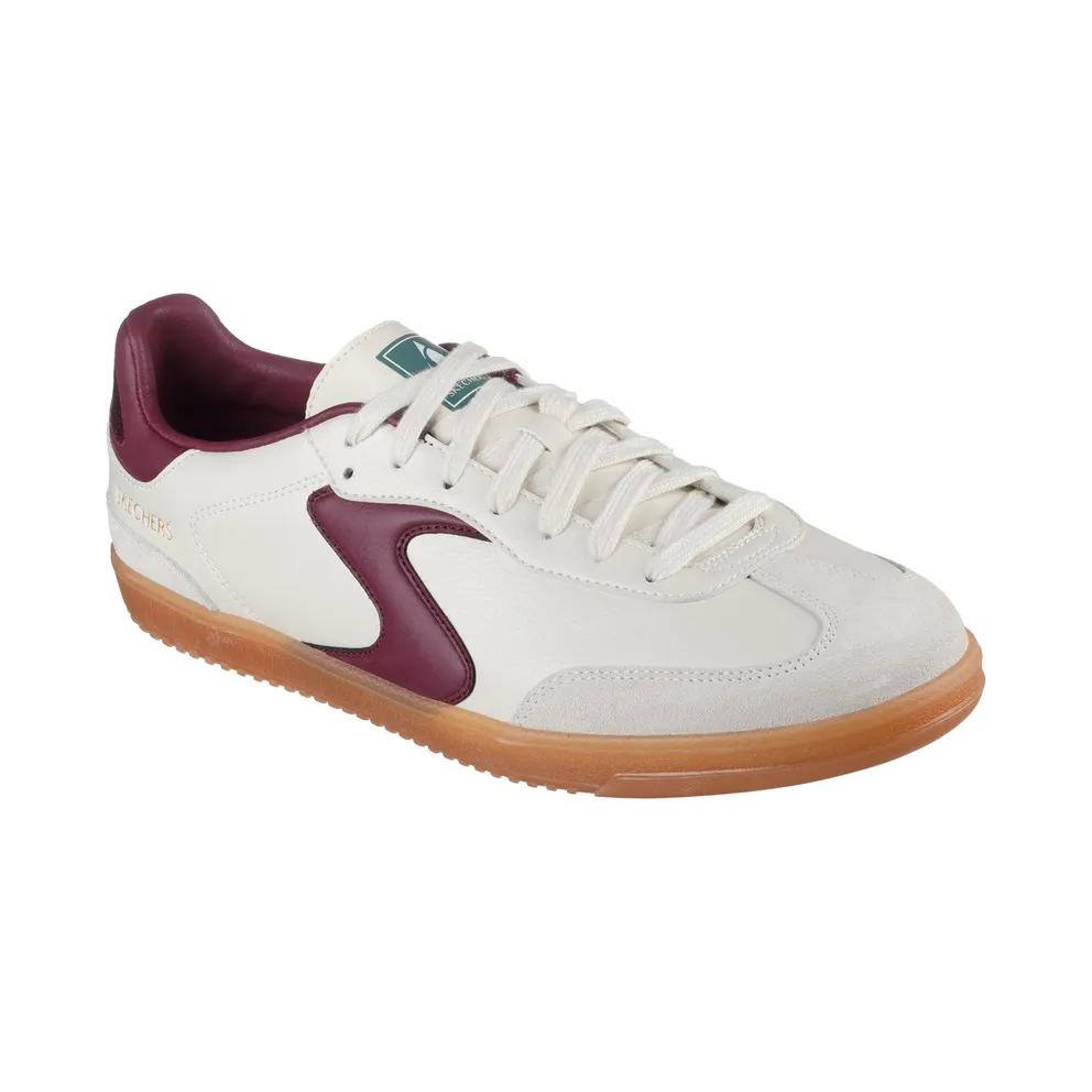Skechers Hotshot – Pyke Sneaker Natuurlijk/Bourgondië