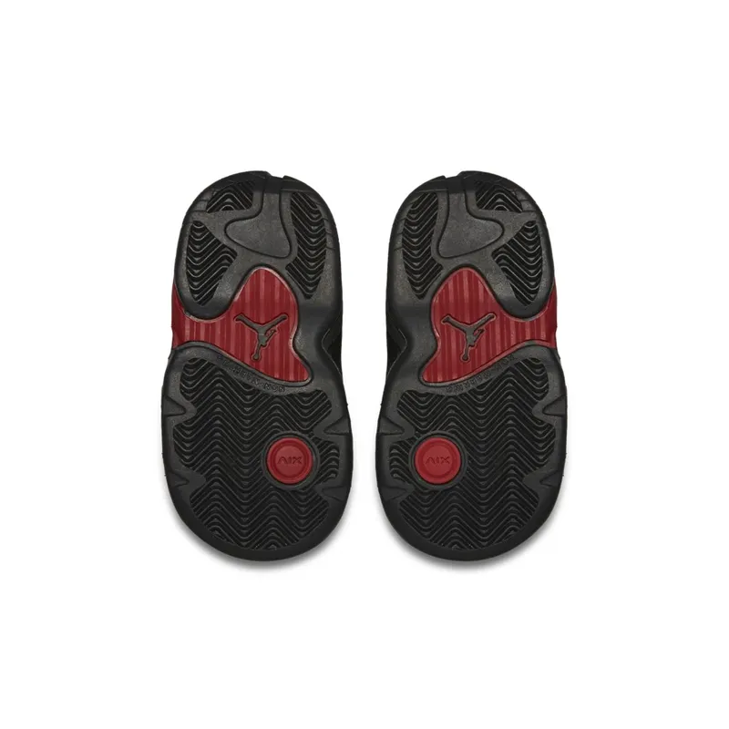 Jordan 14 Retro Last Shot 2018 (TD) Black/Varsity Red-Metallic Silver (312093-003)