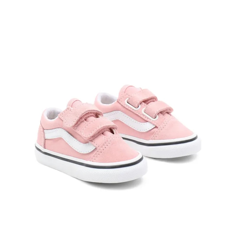 VANS Old Skool Velcro Peuterschoenen Pink (VN000D3Y9AL)