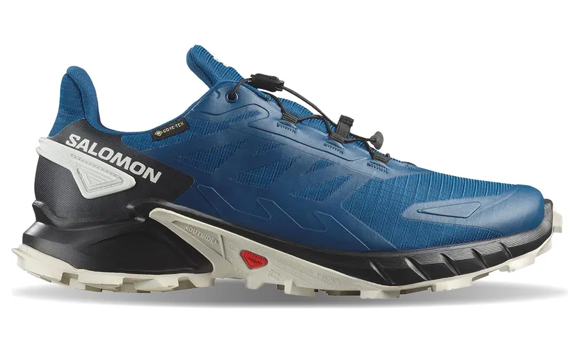 Salomon Supercross 4 Gore-Tex Poseidon Black Lunar Rock