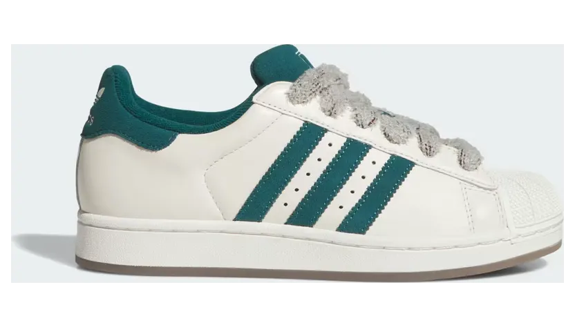 Adidas SUPERSTAR II Off White / Rich Green / Sesame (KJ0116)