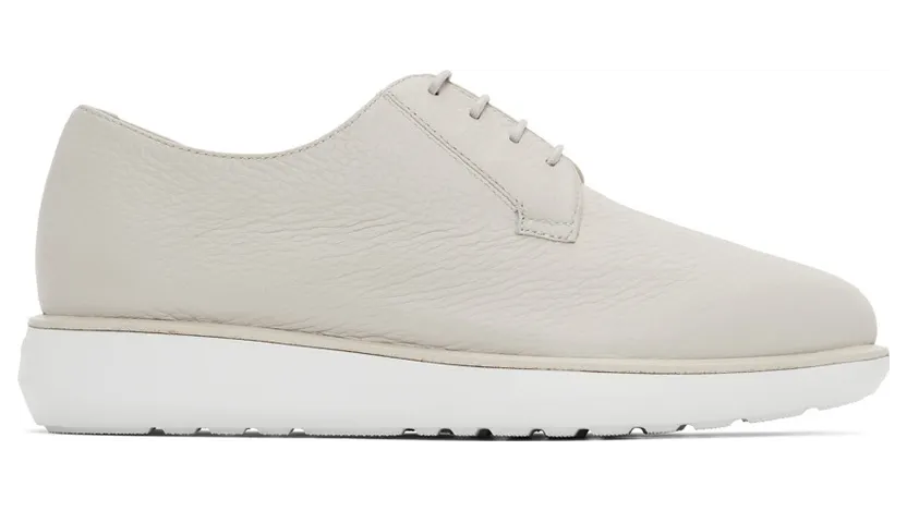 Giorgio Armani Grey Leather Pebbled Sneakers (X2C664 XF224)