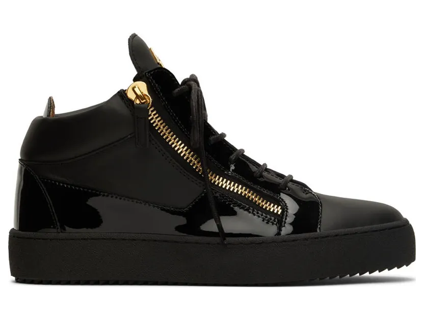 Giuseppe Zanotti Black Birel Vague May London Sneakers (RU00011-86441)