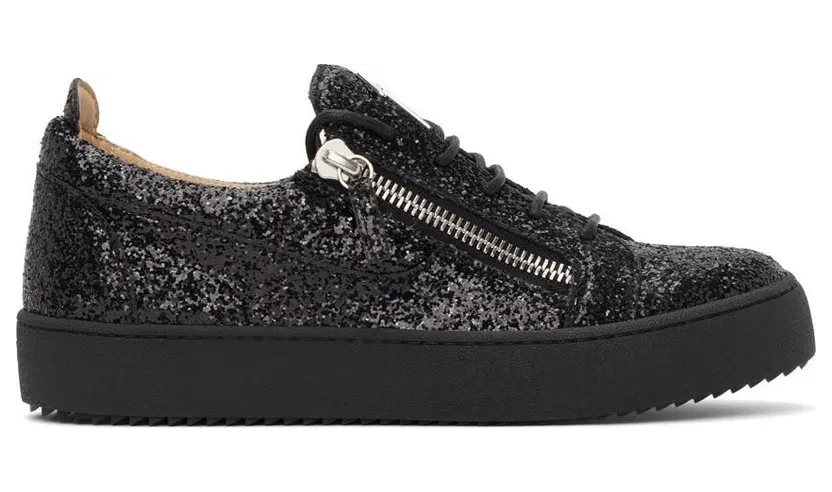 Giuseppe Zanotti Black Glitter Birel GLTTNR+NR+N (RM90000 81976)