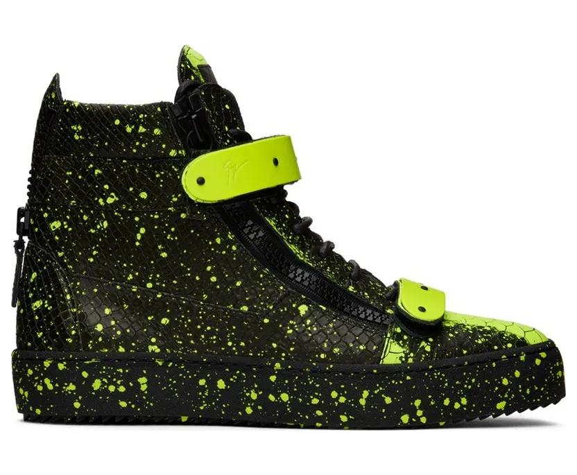 Giuseppe Zanotti Black & Yellow Coby NRO/FLUOGIALLO (RU20034-93229)